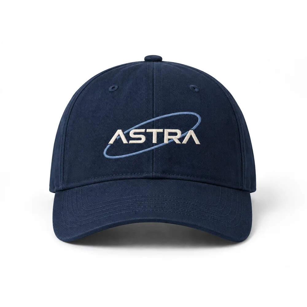 Orbit cap in Navy, front view